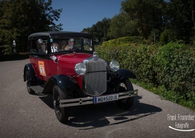 Vienna Classic Days 2016 Sonderprüfung Kahlenberg Startnummer 15 Ford - Modell A (1930)