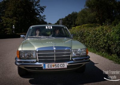 Vienna Classic Days 2016 Sonderprüfung Kahlenberg Startnummer 54 Mercedes Benz - W116 SEL 6.9 (1976)