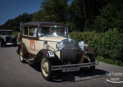 Vienna Classic Days 2016 Sonderprüfung Kahlenberg Startnummer 17 Ford - A (1930)