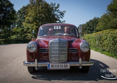 Vienna Classic Days 2016 Sonderprüfung Kahlenberg Startnummer 89 Mercedes - 180D (1954)