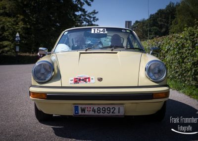 Vienna Classic Days 2016 Sonderprüfung Kahlenberg Startnummer 154 Porsche - 912 E (1976)