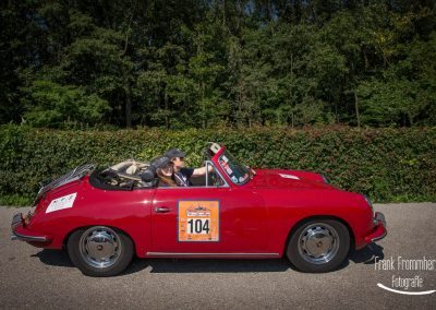 Vienna Classic Days 2016 Sonderprüfung Kahlenberg Startnummer 104 Porsche - 356C Cabrio (1965)