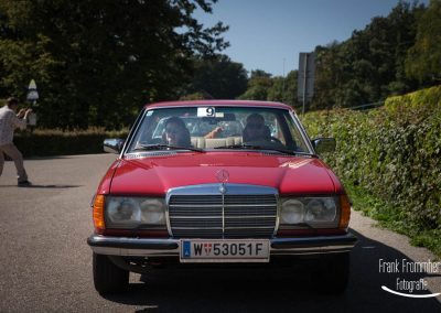 Vienna Classic Days 2016 Sonderprüfung Kahlenberg Startnummer 69 Mercedes - 230CE (1982)