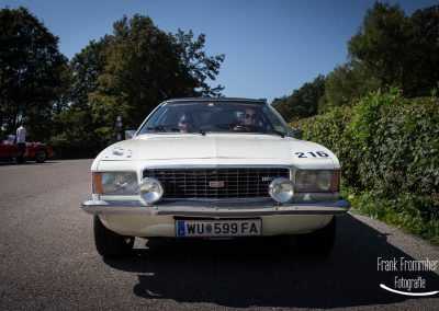 Vienna Classic Days 2016 Sonderprüfung Kahlenberg Startnummer 216 Opel - Commodore 2,8 GS (1973)
