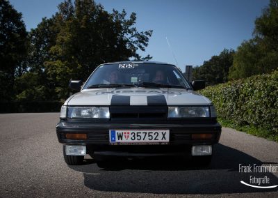 Vienna Classic Days 2016 Sonderprüfung Kahlenberg Startnummer 263 Nissan - Sunny Coupe-B12 (1987)