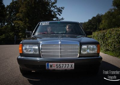 Vienna Classic Days 2016 Sonderprüfung Kahlenberg Startnummer 256 Mercedes - 300 SEL W 126 (1989)