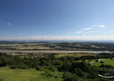 Blick auf die Donau von Maria Taferl