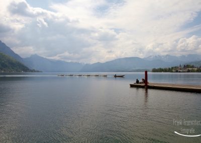 Traunsee mit Schloss Ort